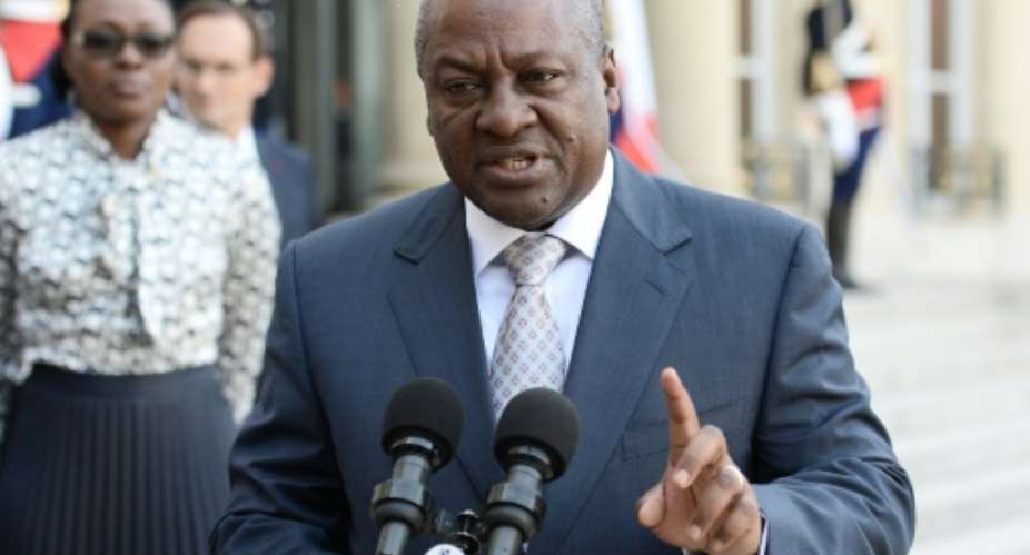 The Commission on Human Rights and Administrative Justice said in a 78-page report that a claim of conflict of interest against President John Dramani Mahama has not been substantiated.  By Stephane De Sakutin AFPFile
