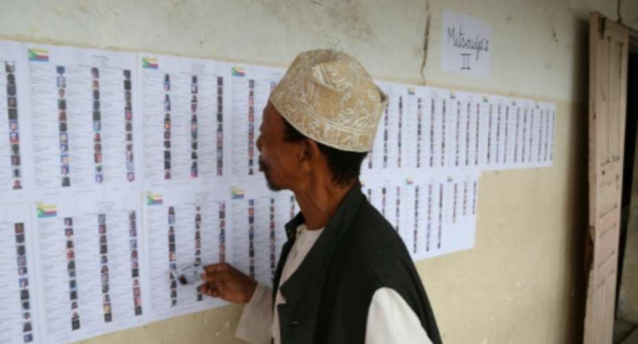 The Comoros president's CRC party won 17 out of 24 legislative seats after an opposition boycott.  By Ibrahim YOUSSOUF AFP