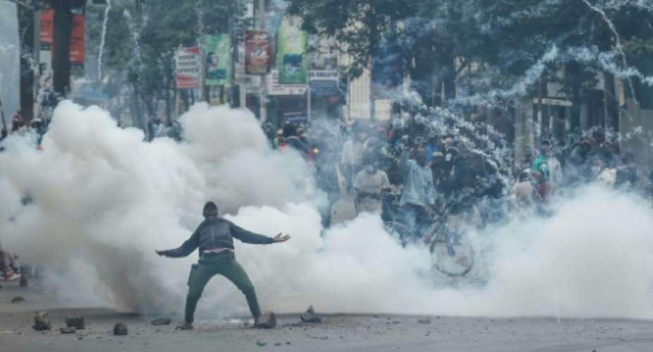 The country has been roiled by initially peaceful rallies sparked by now-abandoned tax hikes.  By SIMON MAINA (AFP/File)