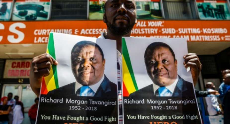 The death of its leader, Morgan Tsvangirai, has left Zimbabwe's main opposition party adrift.  By Jekesai NJIKIZANA AFP