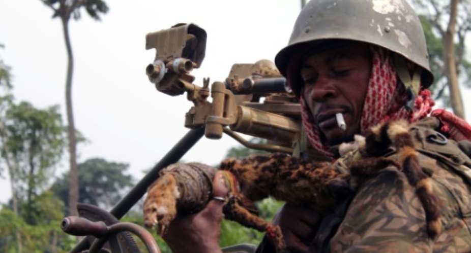 The DR Congo government said its troops were waging a war against Ugandan rebels active in North Kivu province.  By ALAIN WANDIMOYI AFPFile