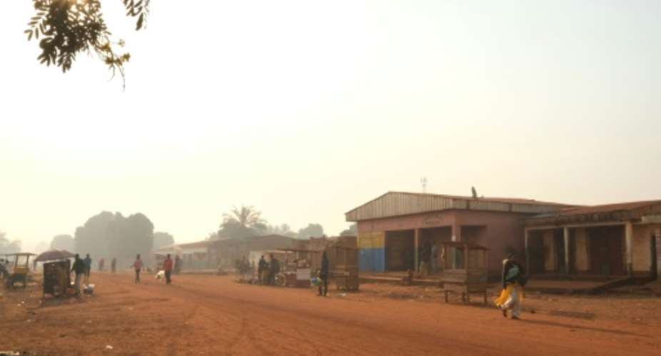 The dusty diamond trading hub of Bria has been ravaged by violence.  By CAMILLE LAFFONT AFPFile