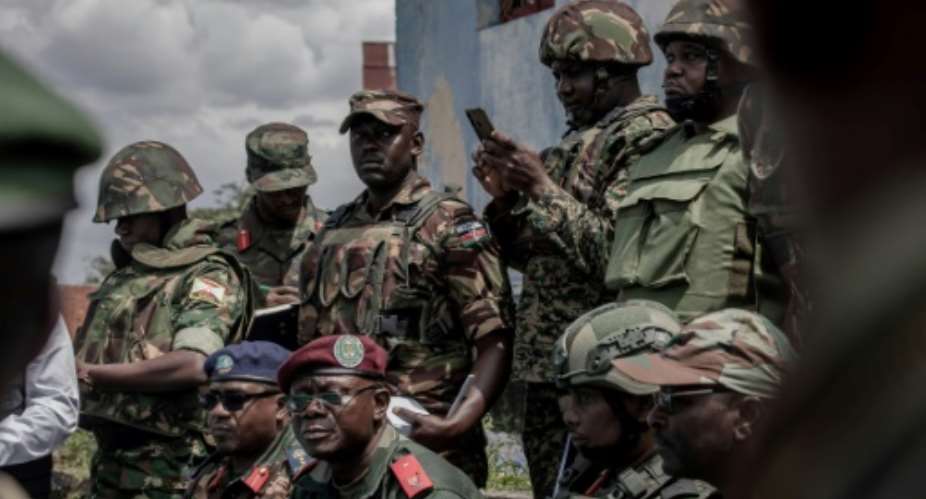 The East African Community has sent in troops to the DRC.  By Guerchom Ndebo AFPFile