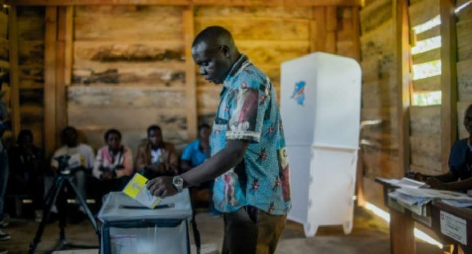 The election had been postponed in Beni because of conflict and an Ebola epidemic.  By Luke DENNISON AFP