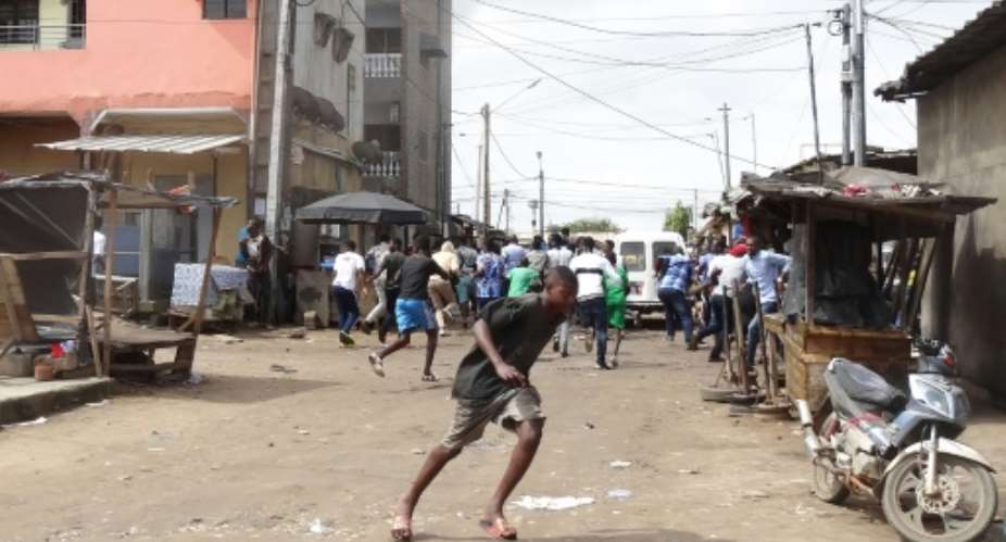 The election was marred by clashes and a boycott by opponents who say the presidents mandate is unconstitutional.  By PATRICK FORT (AFP/File)