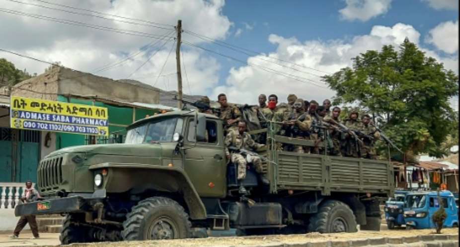 The Ethiopian army has pushed north towards Eritrea as it fought back against a rebel offensive.  By - (AFP)