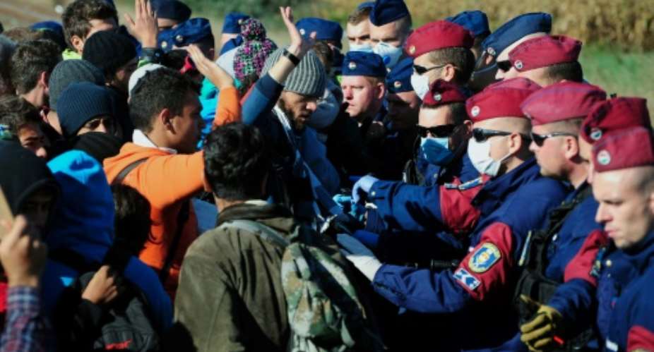 The EU-wide plan to relocate 160,000 migrants from Greece and Italy has been hampered by reluctance by some member states to accept their fair share of refugees.  By CSABA SEGESVARI AFPFile