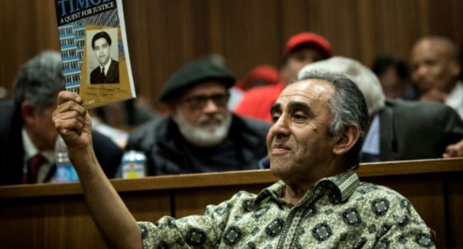 The family of Ahmed Timol, including his brother Mohamed, have fought to bring the anti-apartheid activist's alleged killers to justice.  By GULSHAN KHAN AFPFile