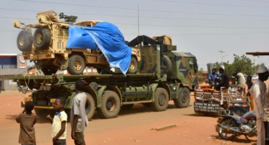 The French military  began leaving Niamey on October 10.  By - AFP