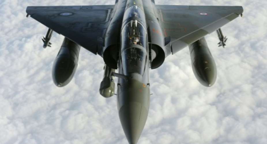 The French military said that Mirage 2000 fighters similar to this one pictured intervened