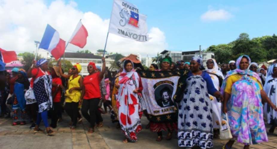 The French territory of Mayotte has been rocked by protests in recent weeks.  By Ornella LAMBERTI AFPFile