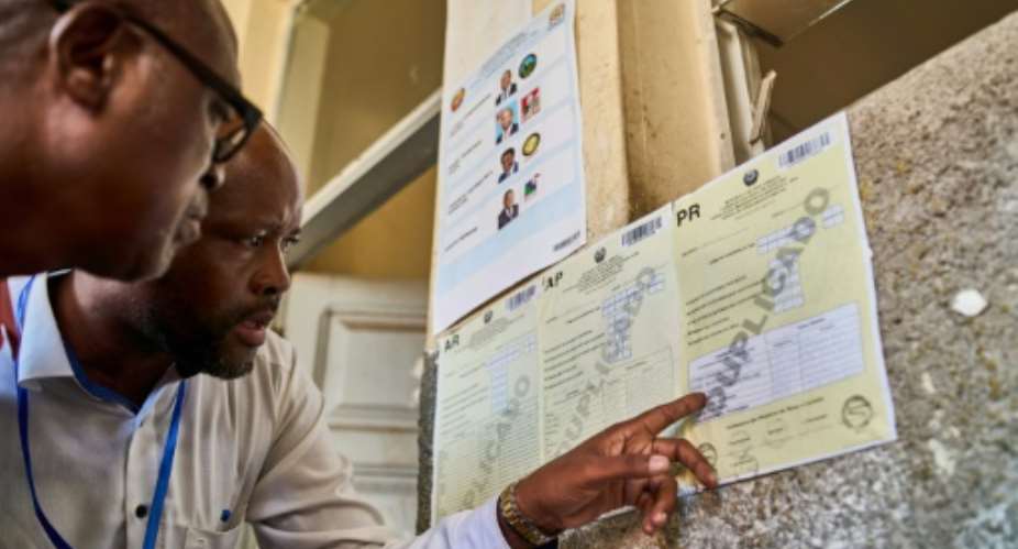 The full official results are not expected for two weeks.  By Zinyange Auntony (AFP)