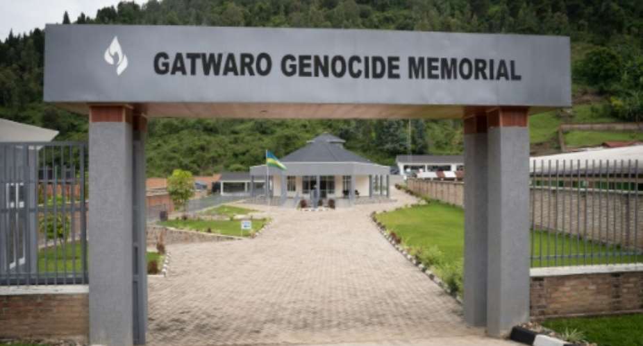 The Gatwaro Genocide Memorial in Kibuye,  Rwanda.  By Simon Wohlfahrt AFPFile