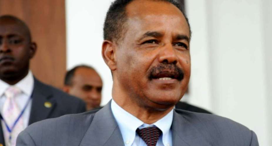The government of Eritrea's leader Issaias Afeworki pictured has said those arrested in a 2001 purge were a threat to national security, and has never disclosed their whereabouts or health condition.  By Peter Busomoke AFPFile