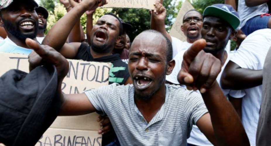 The government shut down the internet amid a wave of violent     anti-government demonstrations ignited by fuel price increases.  By Phill Magakoe AFPFile