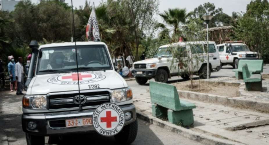The ICRC said two trucks had arrived in Tigray with medicines, emergency supplies and first-aid kits (file picture).  By Yasuyoshi CHIBA (AFP/File)