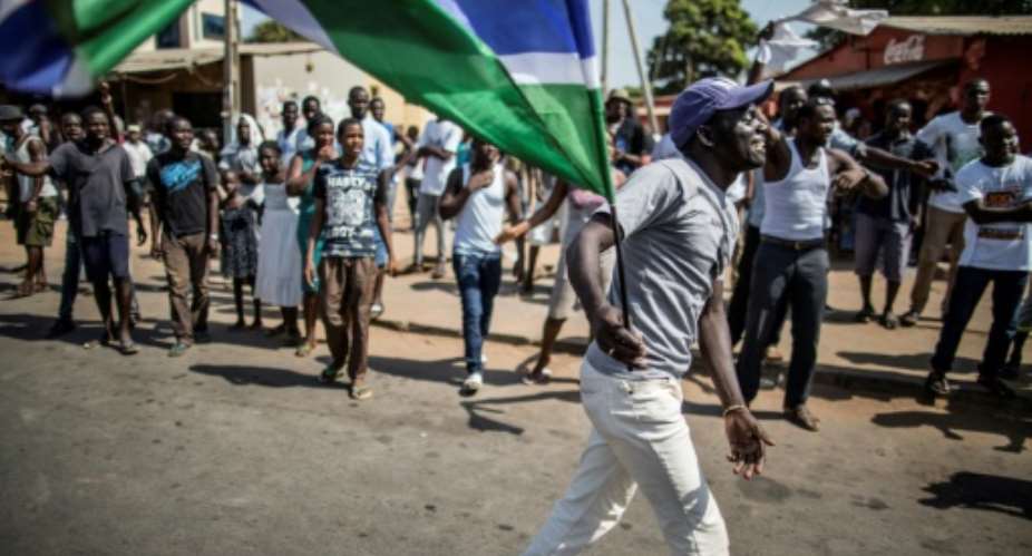 The impoverished west African nation of The Gambia celebrated a rare handover of power at the beginning of 2017.  By MARCO LONGARI AFPFile