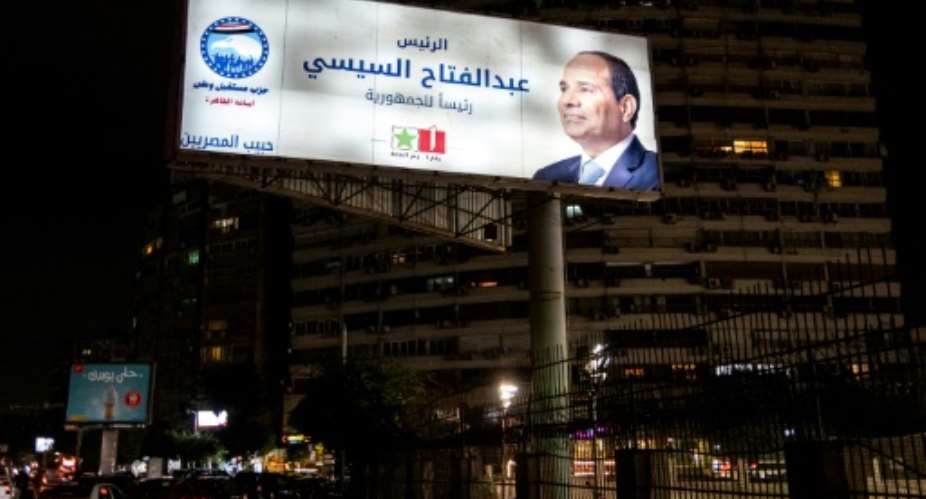 The incumbent, Abdel Fattah al-Sisi, is expected to win a third term, despite the economic crisis gripping Egypt.  By Amir MAKAR AFP