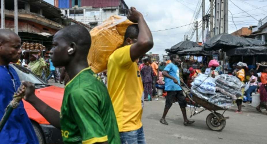 The informal economy now accounts for nearly 83 percent of employment in Africa, the ILO says.  By Issouf SANOGO (AFP)