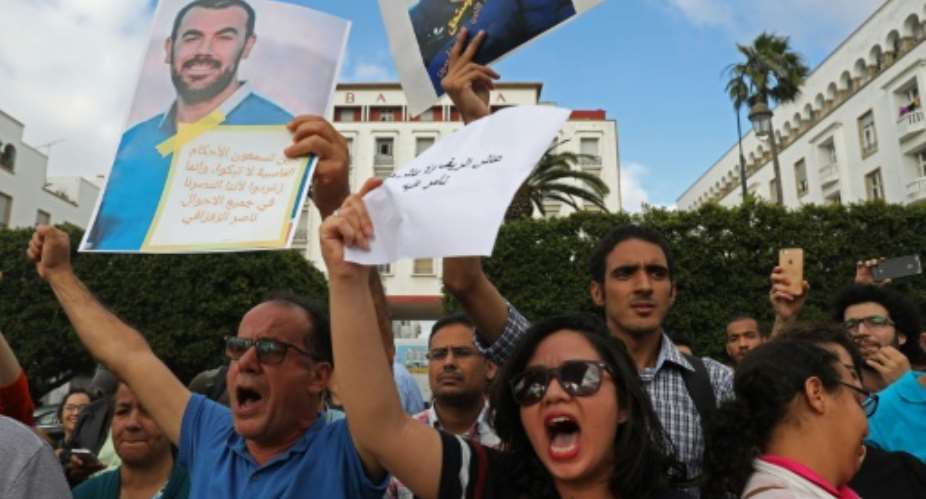 The jailing of the 'Hirak' protestors in June sparked demonstrations over the harsh sentences.  By - AFPFile