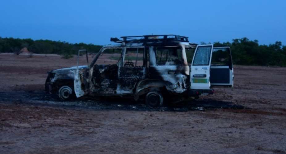 The killings on Sunday of six French aid workers, their local guide and driver were the first by jihadist gunmen in that area.  By BOUREIMA HAMA AFPFile