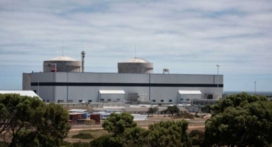 The Koeberg nuclear power station is the only one in operation in Africa.  By RODGER BOSCH (AFP)