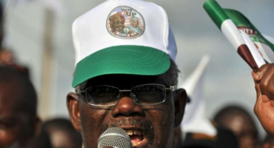 The late former Prince Johnson was one of eight Liberian warlords that the Truth and Reconciliation Commission recommended be tried for war crimes and crimes against humanity.  By ISSOUF SANOGO (AFP)