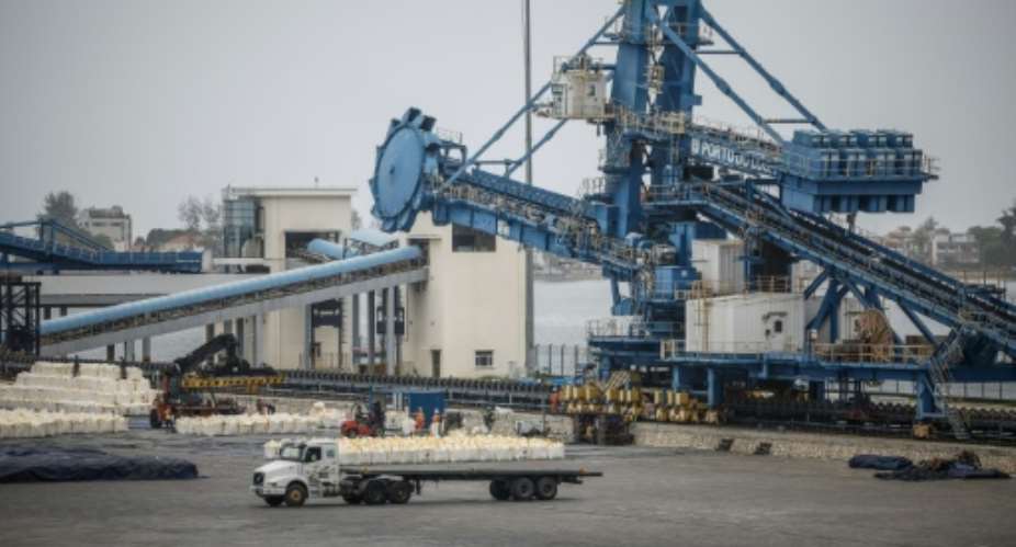 The Lobito Corridor is meant to move minerals vital to the energy transition.  By Phill Magakoe (AFP)