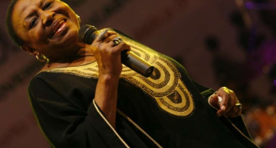 The lyrics of Miriam Makeba's 1967 classic which became synonymous with South Africa's liberation struggle have been re-written to encourage safe distancing and hand washing.  By CARLO HERMANN AFPFile