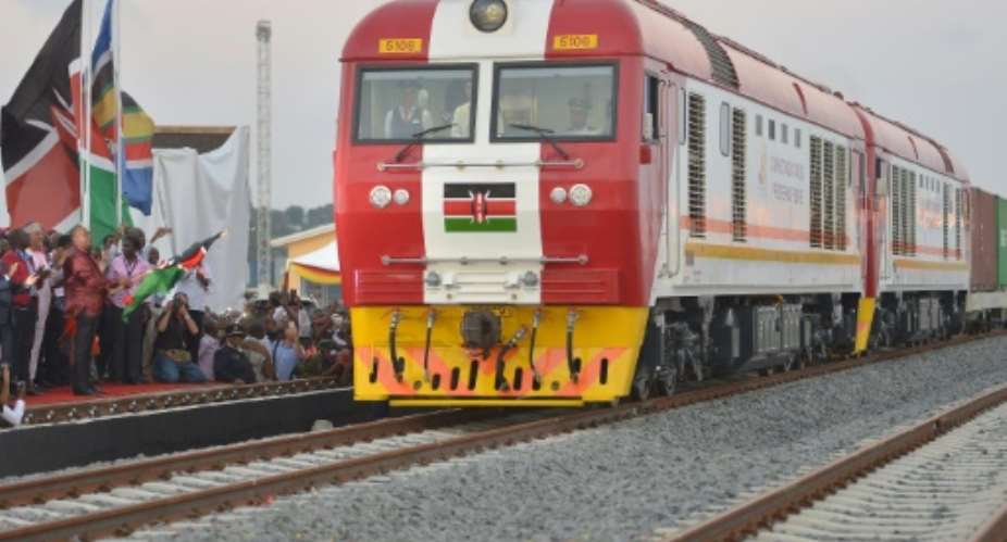 The Madaraka Express can carry 1,260 passengers and replaces the so-called 'Lunatic Express' which was built more than a century ago by colonial Britain and known for lengthy delays and breakdowns.  By TONY KARUMBA AFP