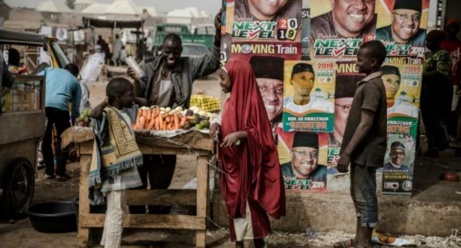 The mainstream parties are besieging Nigerians with classic election messages -- but Mr Jollof, a comic who conducts his campaign in Pidgin, has found a different way to reach the youth vote.  By Luis TATO AFP