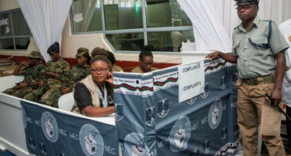 The Malawi electoral body received 147 complaints about Tuesaday's presidential vote.  By AMOS GUMULIRA AFP