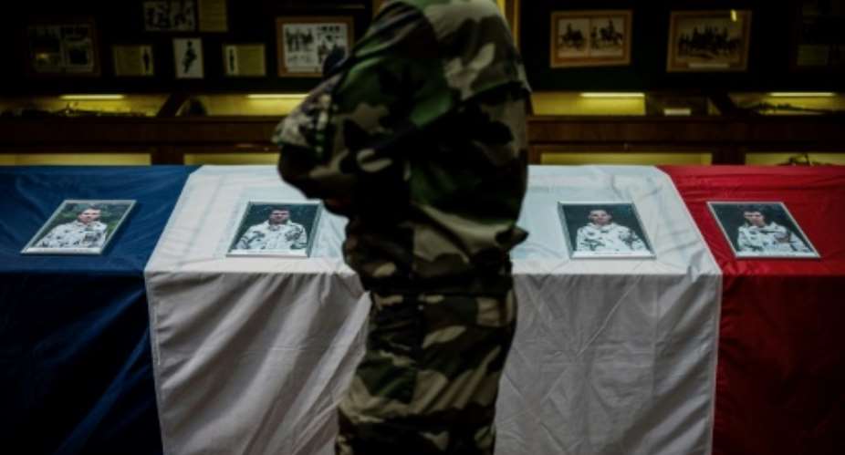 The Mali deaths were the heaviest single loss for the French military in nearly four decades.  By JEFF PACHOUD AFP