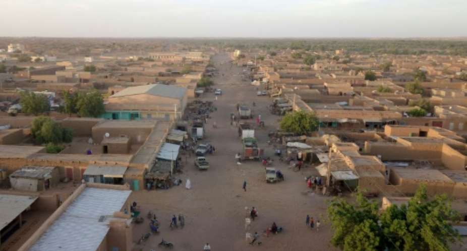 The Malian town of Menaka, where a relative calm has returned after years of violence.  By SOULEYMANE AG ANARA AFP