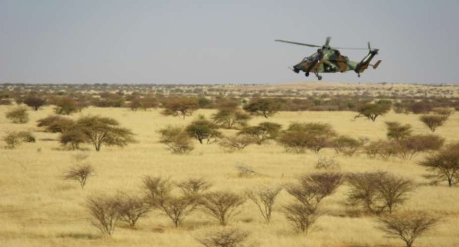 The mid-air collision involved a model of the Tiger helicopter, seen here in this picture taken in northern Mali on November 8.  By MICHELE CATTANI AFP