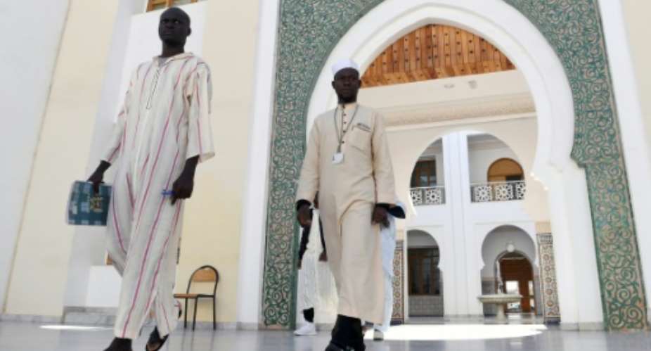 The Mohammed VI Institute in Rabat trains Muslim prayer leaders to preach coexistence and was one of the first stops on Pope Francis's visit to Morocco.  By FADEL SENNA AFP
