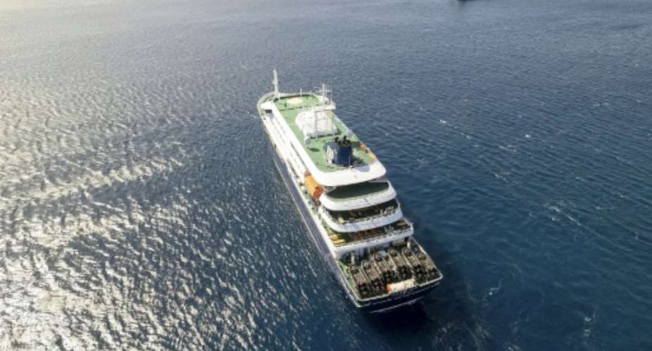 The MV Hondius cruise ship has been at the centre of an international health scare.  By - (AFP/File)