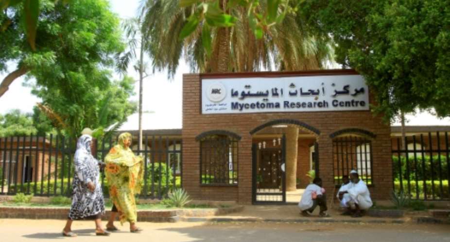 The Mycetoma Research Centre in the southern Khartoum district of Soba, on August 5, 2013.  By ASHRAF SHAZLY (AFP/File)