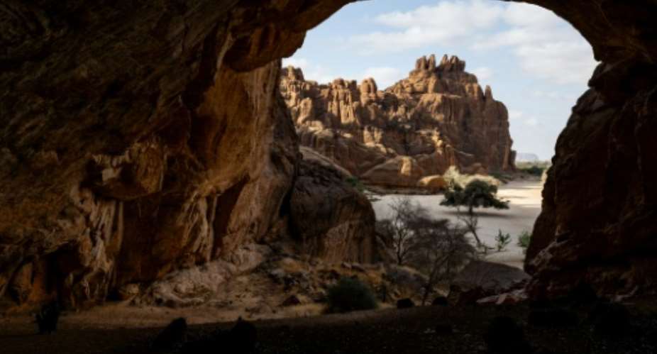 The Natural and Cultural Reserve of Ennedi in Chad is home to a rich archaeological heritage.  By Joris Bolomey (AFP)