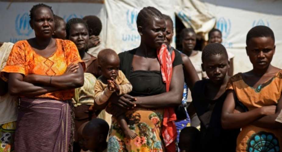 The nearly four-year civil war has pushed an average of 1,800 South Sudanese into neighbouring Uganda every day for the past year, many of them women and children fleeing