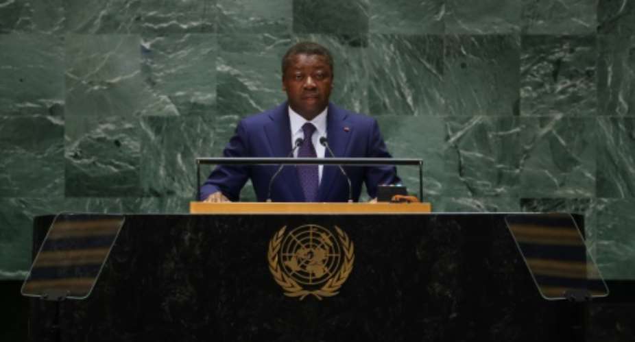 The new constitution allows Gnassingbe, in power since 2005, to stand for election as many times as he likes.  By Charly TRIBALLEAU (AFP/File)