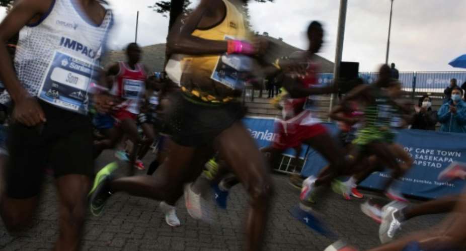The next edition of the Cape Town Marathon will take place in May 2027.  By RODGER BOSCH (AFP/File)