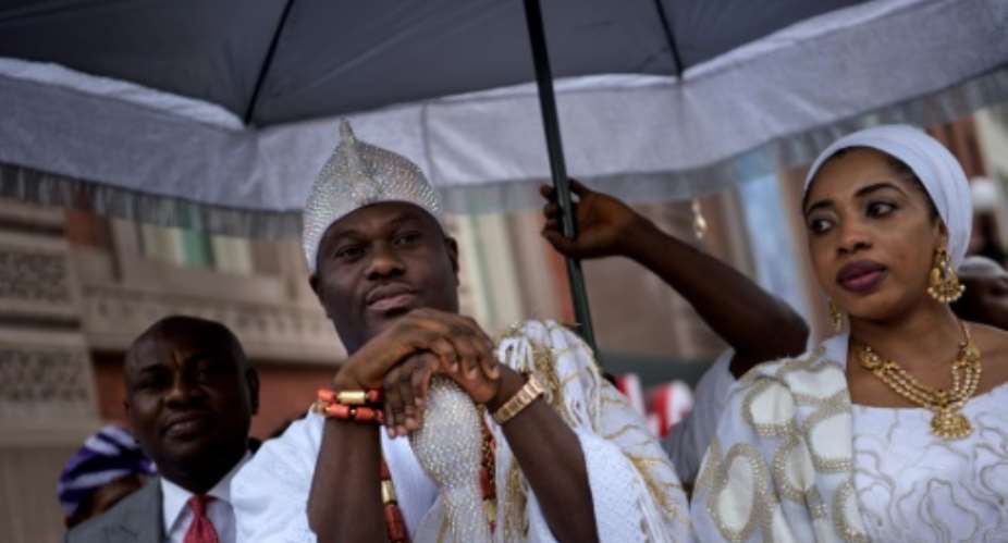 The Ooni of Ife is revered as a sovereign, second in rank to the gods but appears to have been snubbed by the traditional ruler of Lagos.  By Brendan Smialowski AFPFile