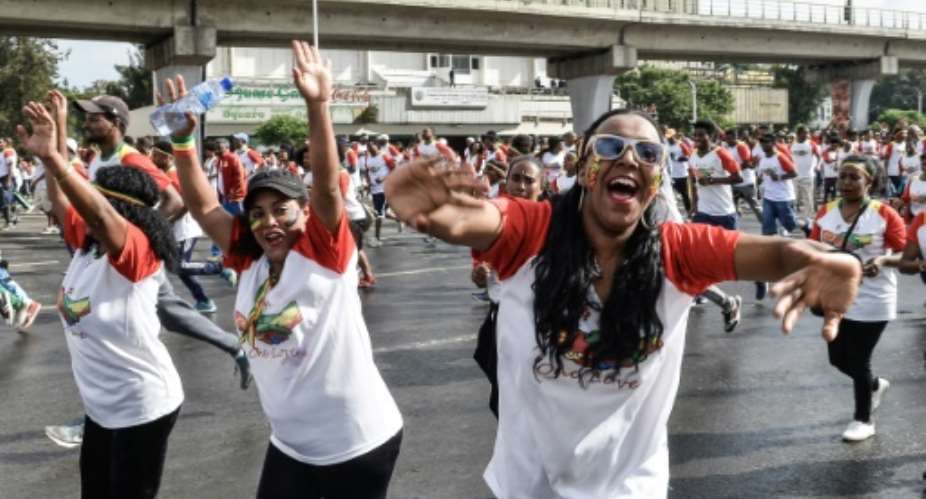 The peace and reconciliation run through Addis Abeba caught a new positive mood after years of 'cold war' between Ethiopia and Eritrea.  By Michael TEWELDE AFP