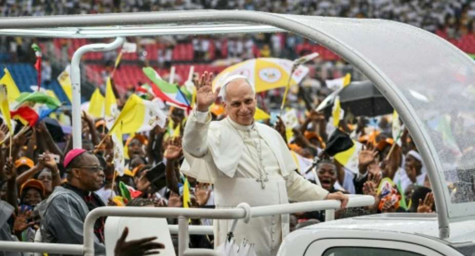 The pope has been well welcomed in Equatorial Guinea.  By Alberto PIZZOLI (AFP)
