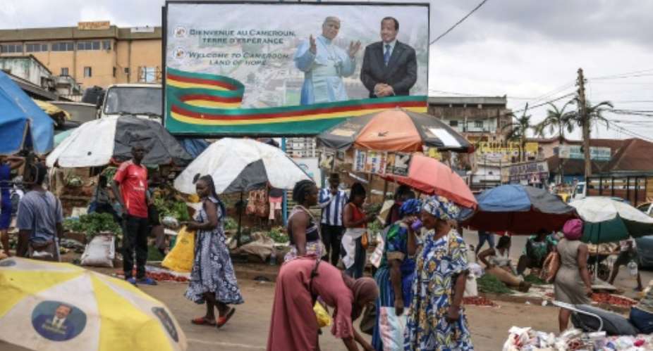 The popes planned private meeting  with Cameroonian President Paul Biya has split Catholics in the central Africa country.  By Daniel Beloumou Olomo (AFP)