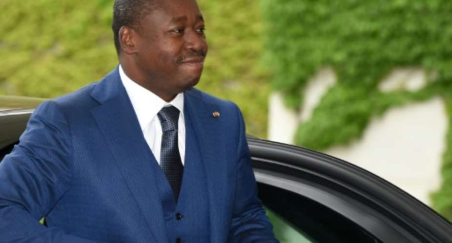 The President of Togo Faure Gnassingbe pictured here has been in power since 2005, when he took over from his father, General Gnassingbe Eyadema, who ruled the former French colony for 38 years.  By CHRISTOF STACHE AFPFile