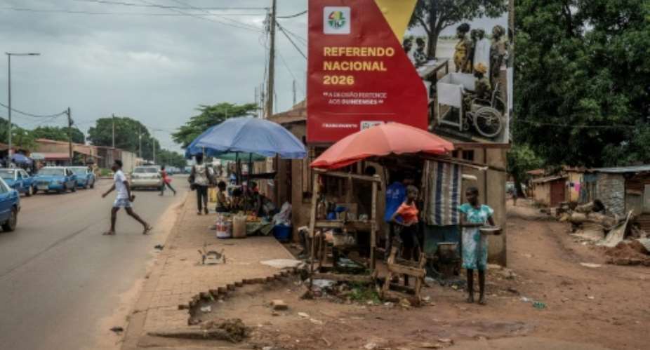 The referendum comes before a general election meant to restore civilian rule.  By Samba BALDE (AFP/File)