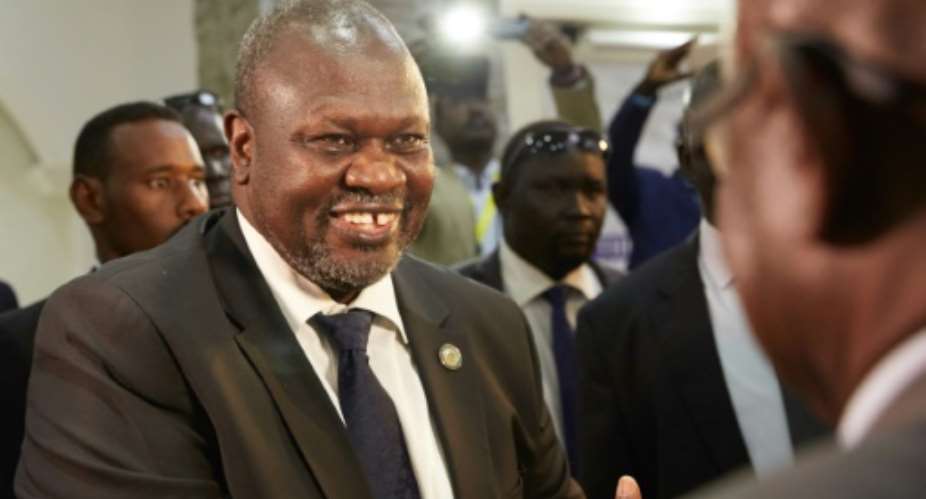 The rejection of a peace offer by South Sudan rebel chief Riek Machar L dashes hopes of breaking a deadlock and ending a six-year conflict that has left at least 380,000 people dead.  By Alex McBride AFPFile