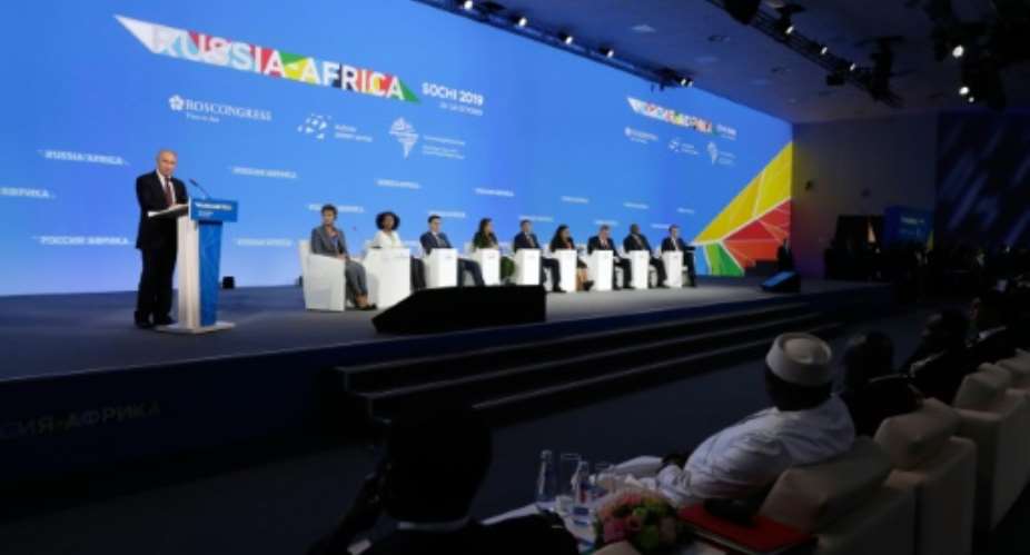 The Russia-Africa event at the Black Sea resort has brought together delegates to discuss everything from nuclear technology to mineral extraction.  By Mikhail METZEL SPUTNIKAFP